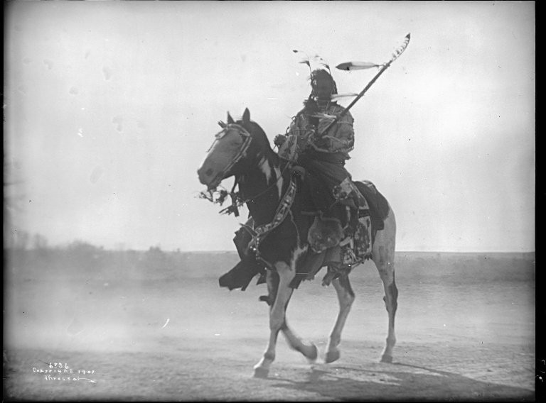 Indian Man on Horse
