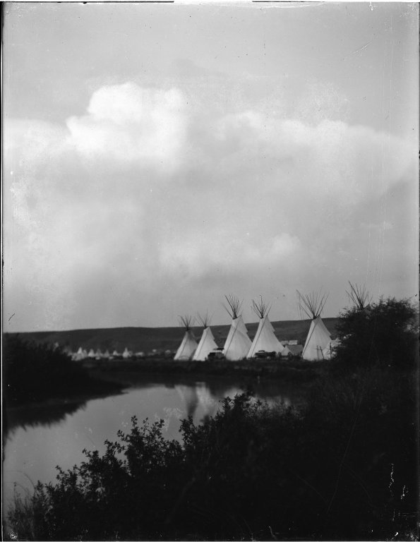 Tipis by River
